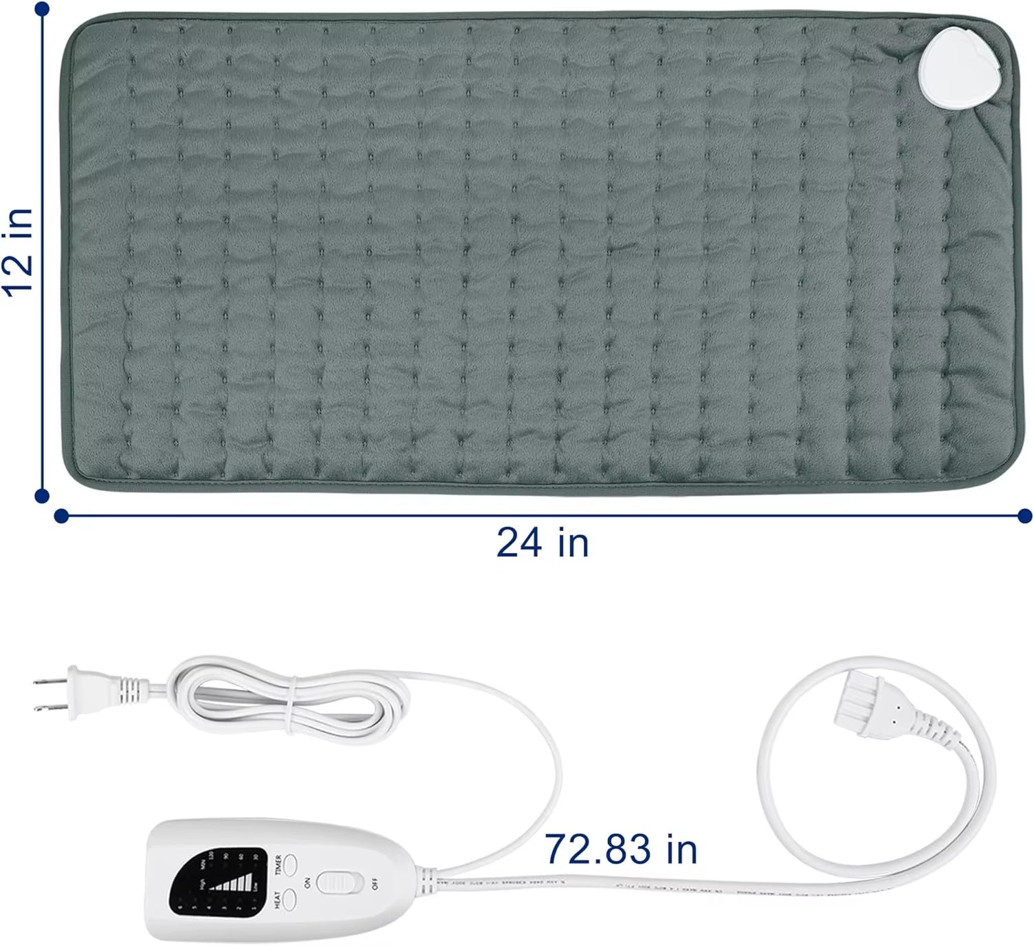 Electric Heating Pad for Pain Relief, Heating Pads for Back, Neck, Abdomen Auto Shut off Heating Pad for Knee,Shoulder,Legs,Etc.