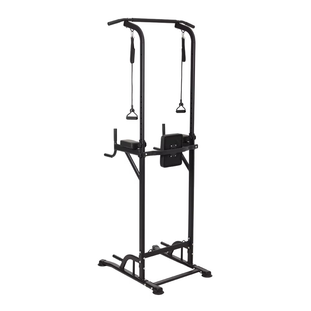Multi-Functional Power Tower – Adjustable Height Pull Up & Dip Station