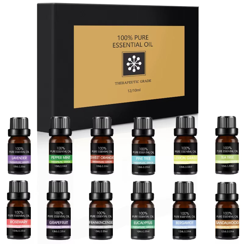 Pure Aromatherapy Essential Oils Set Diffuser Essential Oil Organic Essential Oil Pure (10Ml)