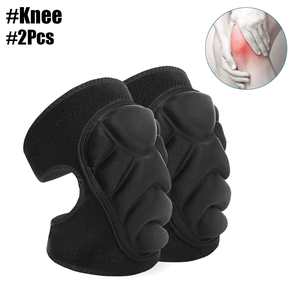 Anti-Collision Elbow & Knee Pads (2-Pair) – Shock-Absorbing EVA Support