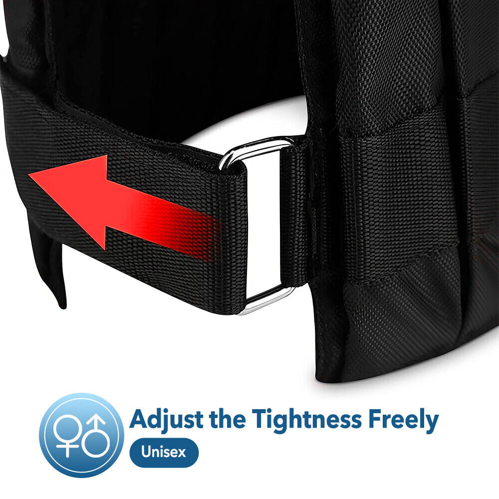 Weighted Training Vest 20KG/50KG – Adjustable Fitness Vest for Running, Gym & Strength Training
