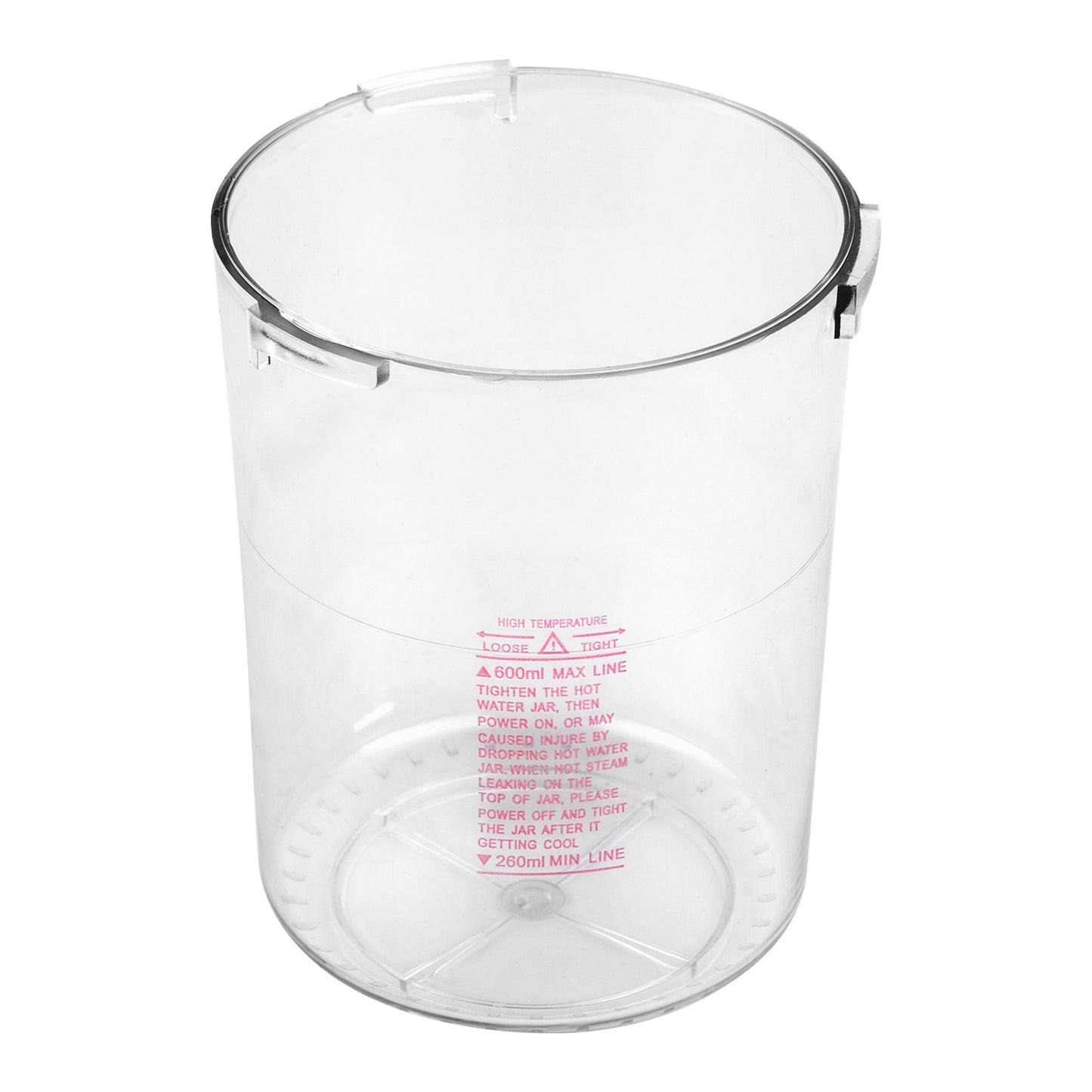 ABS Shell PC Water Cup Cross Iron Pin with 3X Magnifying Glass White Spray Machine