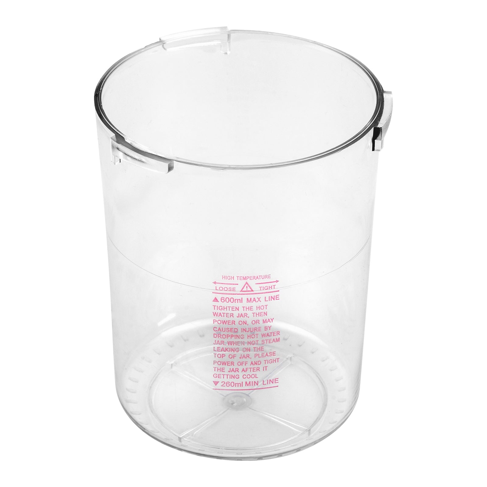 ABS Shell PC Water Cup Cross Iron Pin with 3X Magnifying Glass White Spray Machine