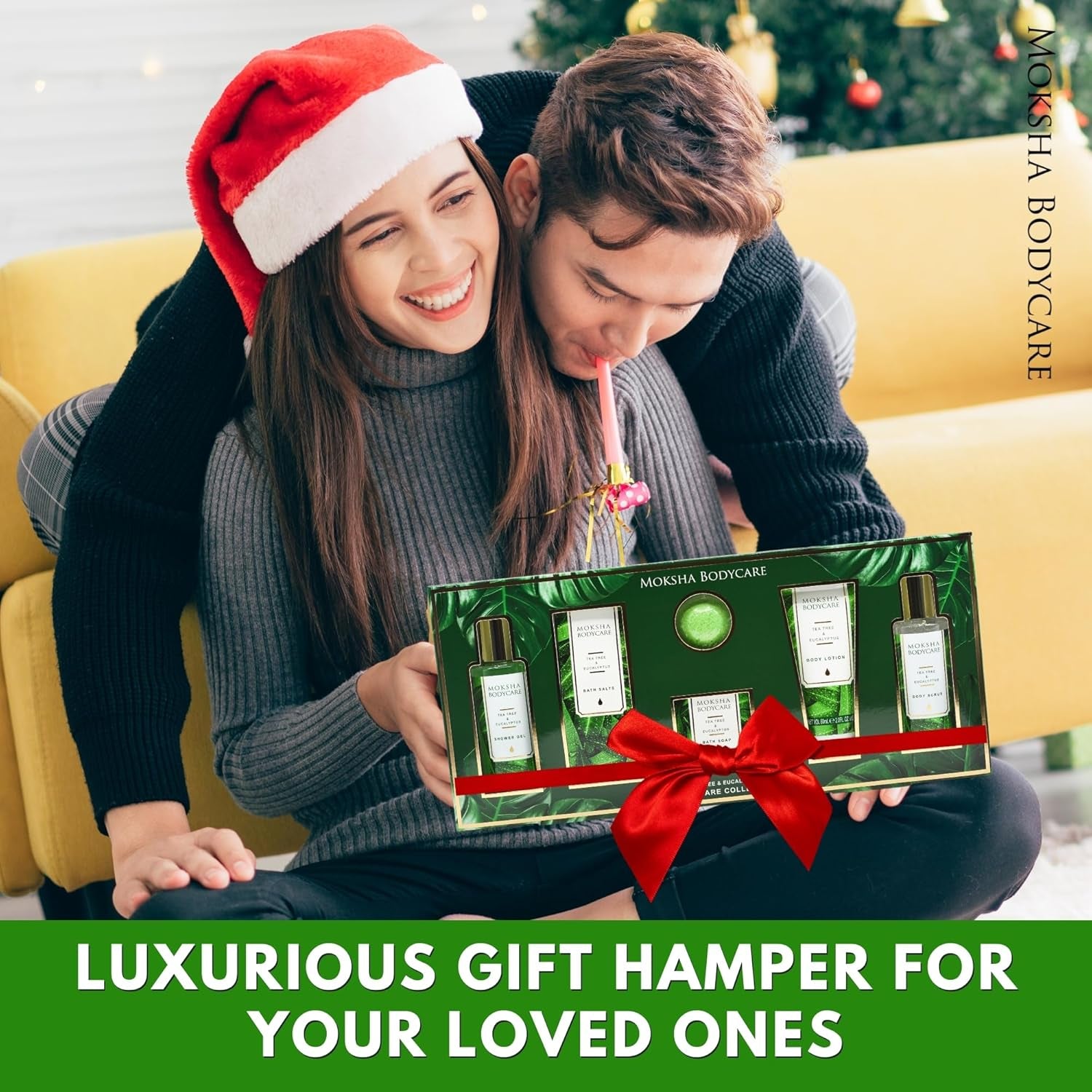 Spa Gift Sets for Women, Tea Tree Bath Gift Set with Body Lotion, Shower Gel, Spa Sets Gifts, Pamper Gifts for Women, Birthday Gifts Mothers Day Gifts, Christmas Gifts