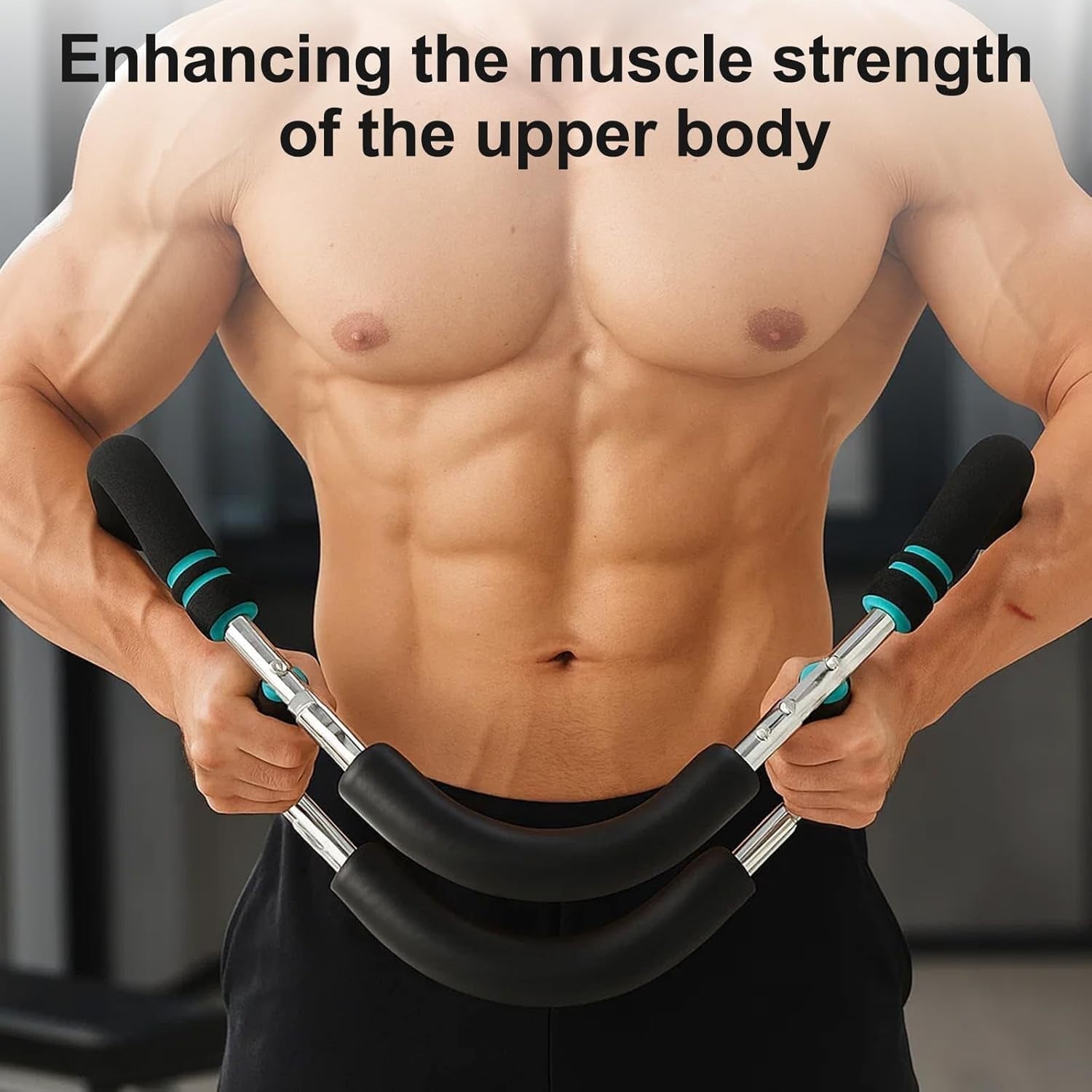 Saker Twister Arm Trainer – Adjustable Chest & Arm Resistance Workout for Home Fitness