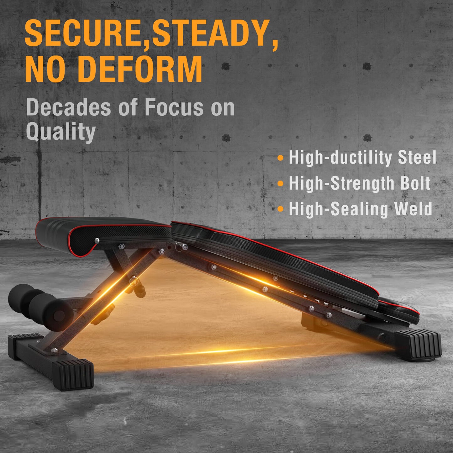 300KG Foldable Adjustable Dumbbell Bench – Heavy-Duty Home Gym Weight Bench (UK)