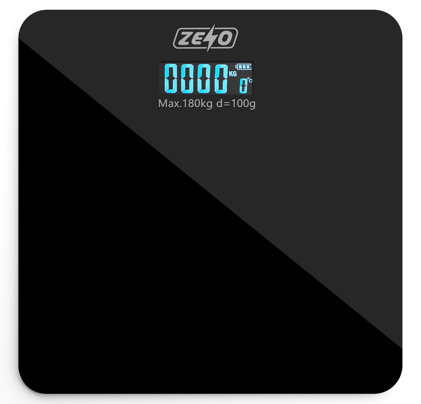 Digital Bathroom Scale – LCD Display Body Weight Scale (High Precision)