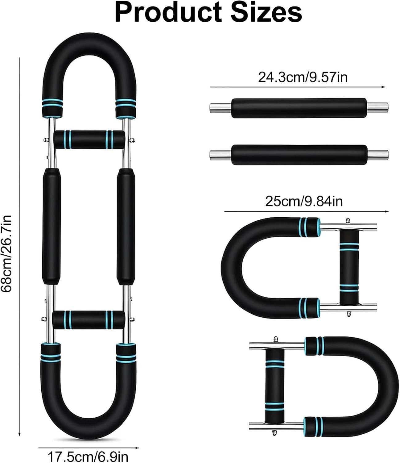 Saker Twister Arm Trainer – Adjustable Chest & Arm Resistance Workout for Home Fitness