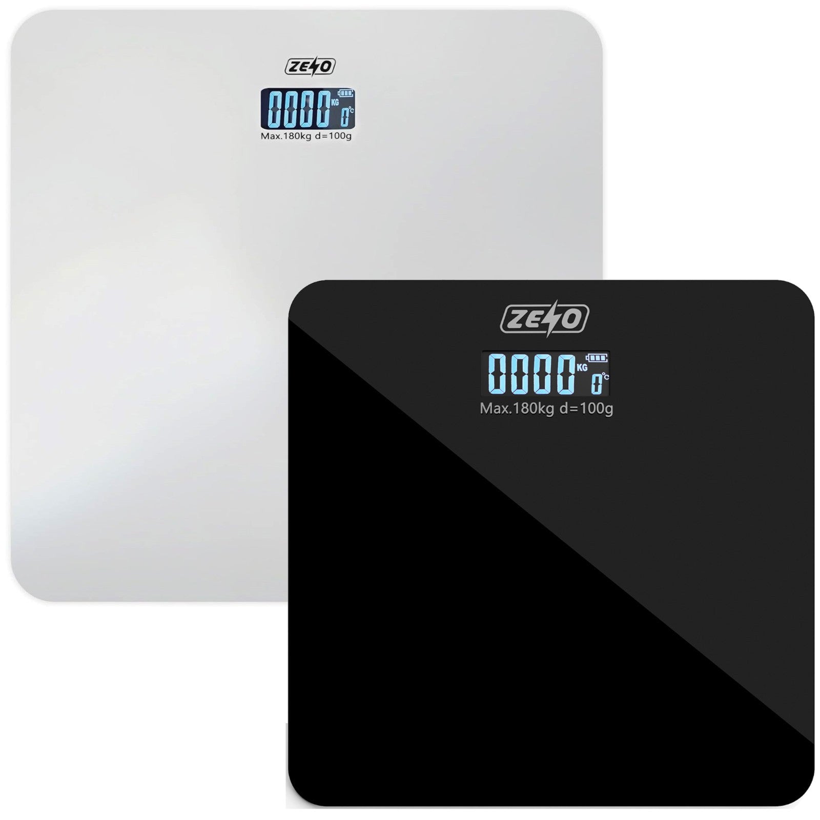 Digital Bathroom Scale – LCD Display Body Weight Scale (High Precision)