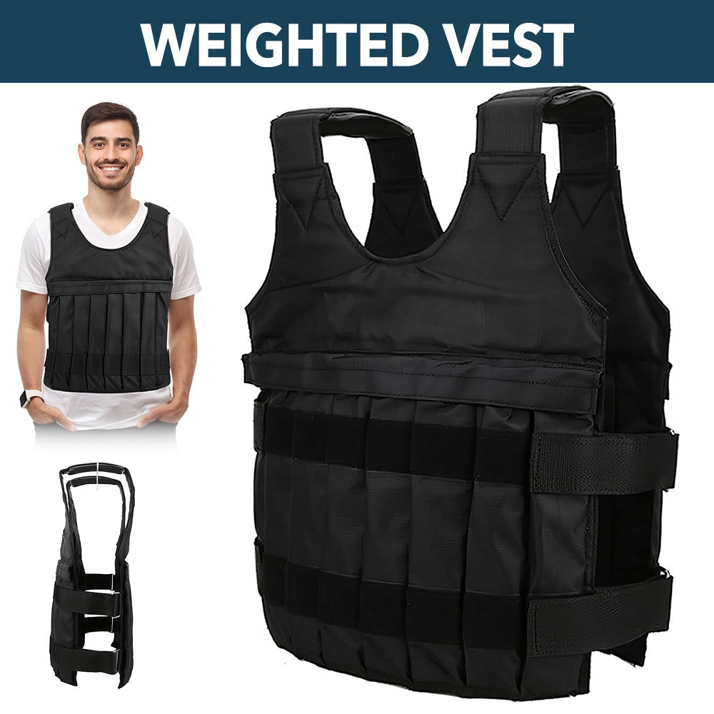 20KG Adjustable Weight Vest – Weighted Training Vest for Home & Gym Workouts (Men & Women)