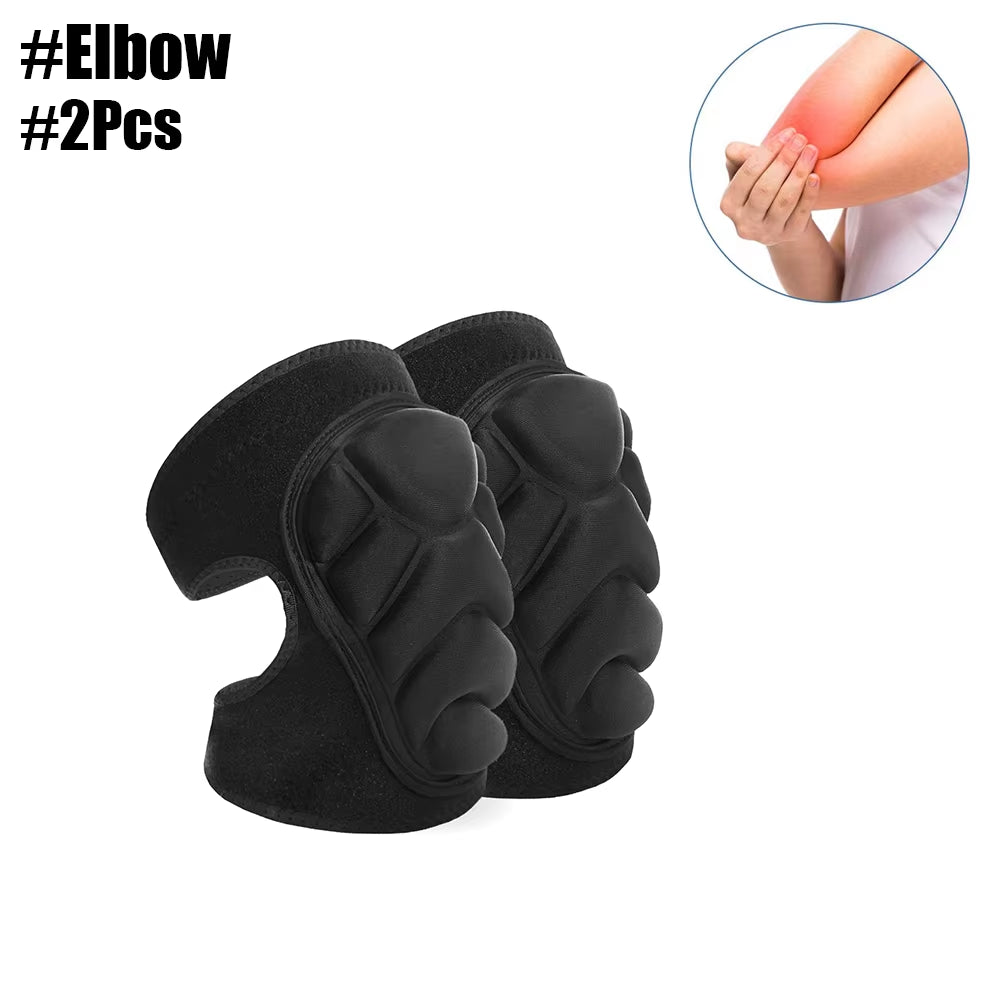 Anti-Collision Elbow & Knee Pads (2-Pair) – Shock-Absorbing EVA Support