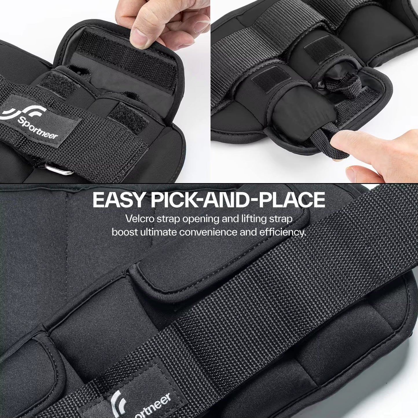 Adjustable Wrist and Ankle Weights for Women and Men 1 Pair 1 2 3 4 6 7 8 10 Lbs Adjustable Leg Weight for Gym Fitness