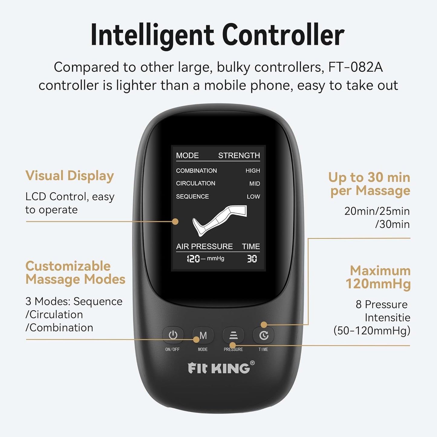 Leg Recovery Boots – Full-Leg Air Compression Massager for Pain & Circulation