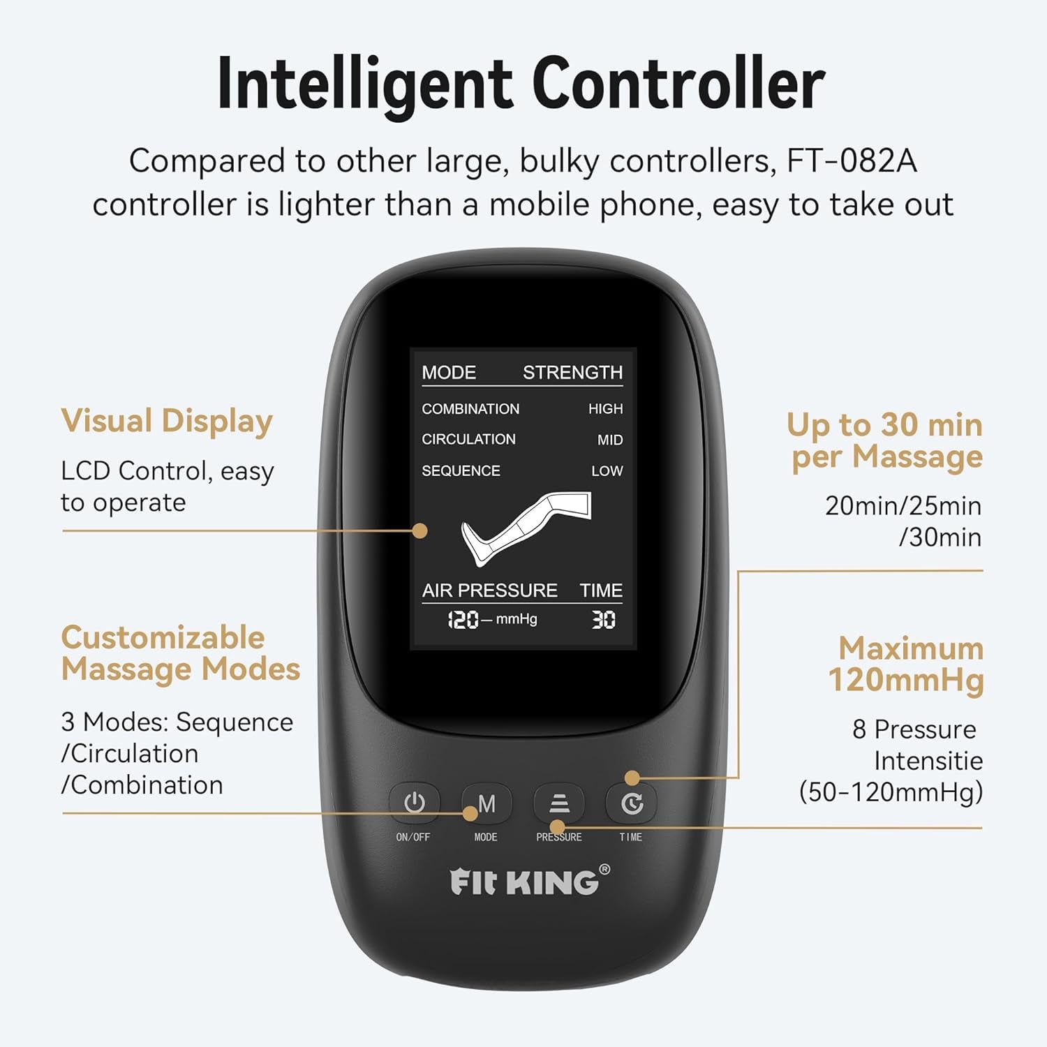 Leg Recovery Boots – Full-Leg Air Compression Massager for Pain & Circulation