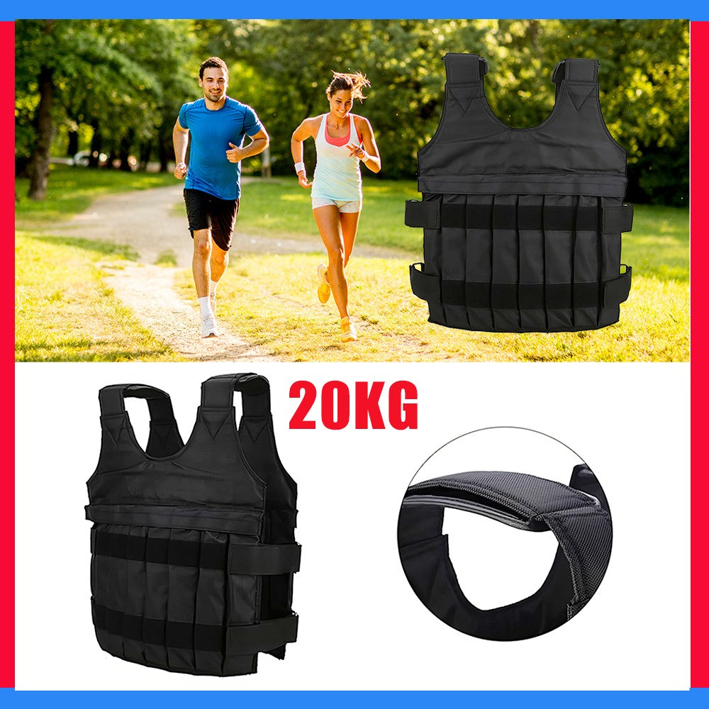 20KG Adjustable Weight Vest – Weighted Training Vest for Home & Gym Workouts (Men & Women)