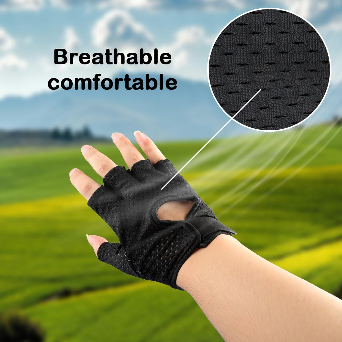 Groveess Gym Gloves,Breatha