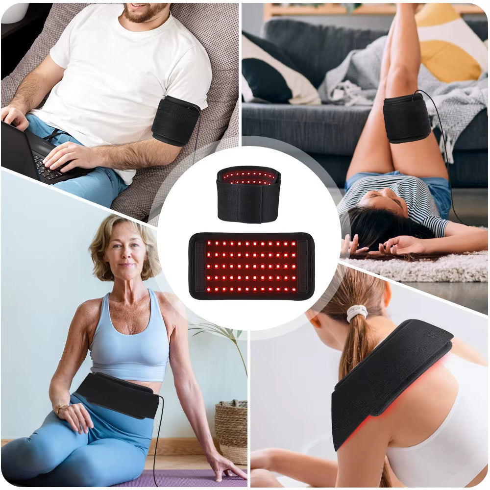 Home 660 and 850Nm near Infrared Light Wrist Guard Health Care Belt Beauty Devices