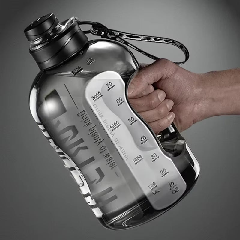 1.7L/2.7L Portable Large Capacity Water Bottle Sports Water Bottle Gym Cycling Cup for Fitness Camping Men Water Kettle