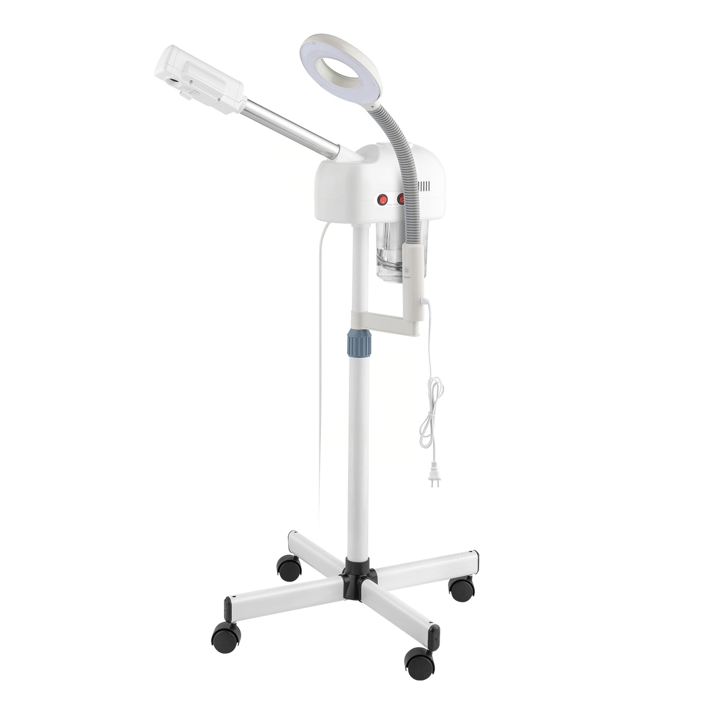 ABS Shell PC Water Cup Cross Iron Pin with 3X Magnifying Glass White Spray Machine