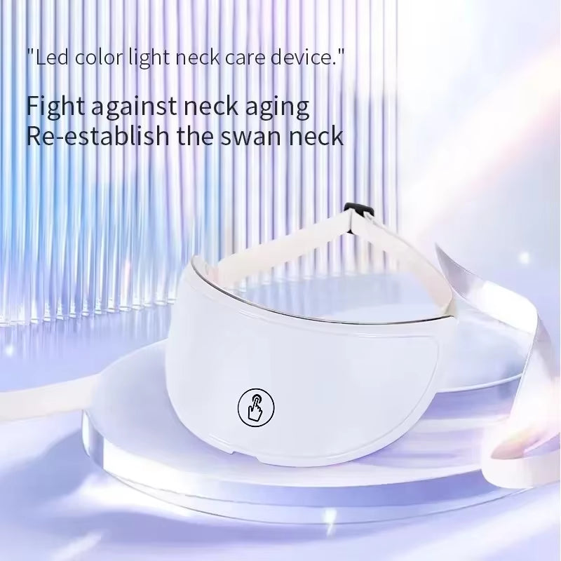 2025 Neck LED Mask 7 Colors Photon Anti-Wrinkle Skin Brightening Neck Beauty Mask Skin Tightening Neck Wrinkle Remover Skin Care