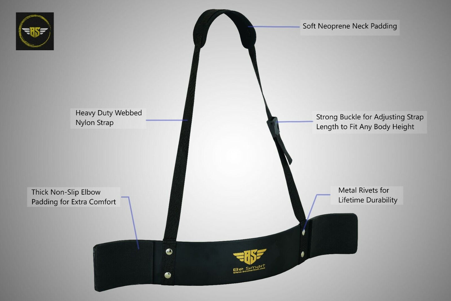 Arm Blaster Biceps Isolator – Gym Curl Support for Bigger Arms