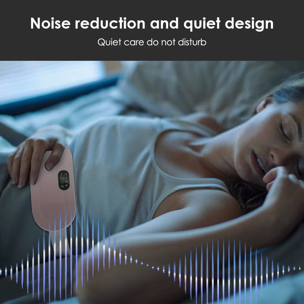 Lady Menstrual Heating Pad Warm Palace Belt Relieve Menstrual Pain Hot Compress Massager Uterus Cold Dysmenorrhea Relieving Belt