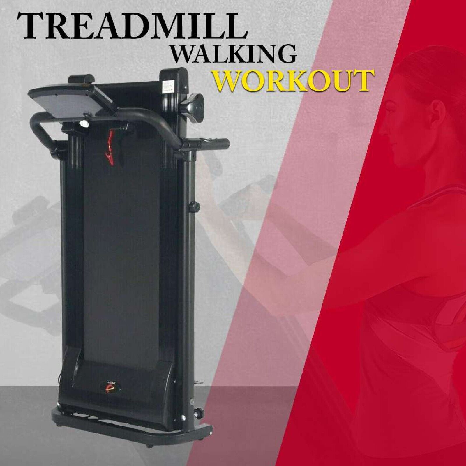 Electric Motorised Treadmill Folding Running Walking Machine Home Gym Workout