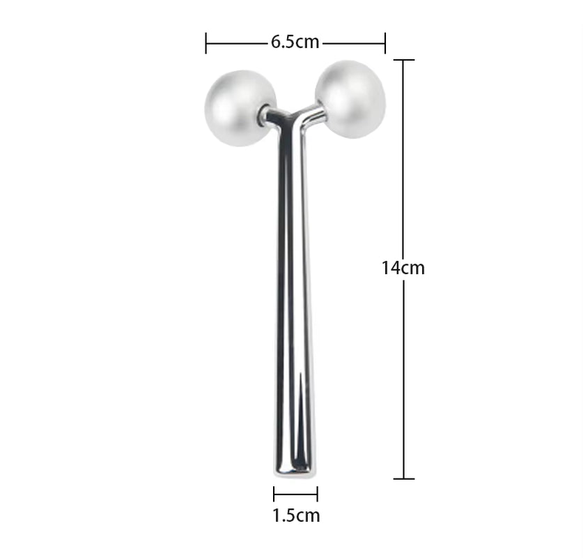 Natural Beauty & Wellness Facial Roller Massager V Face Skin Tightening & Collagen Production Rejuvenated Appearance Firm Tone