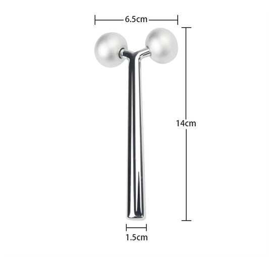 Natural Beauty & Wellness Facial Roller Massager V Face Skin Tightening & Collagen Production Rejuvenated Appearance Firm Tone