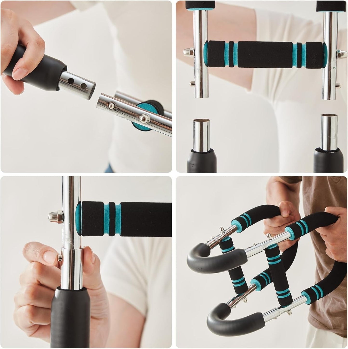 Saker Twister Arm Trainer – Adjustable Chest & Arm Resistance Workout for Home Fitness