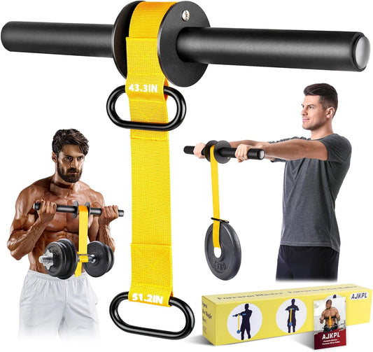 Forearm Trainer & Wrist Roller – Grip Strengthener for Home & Gym