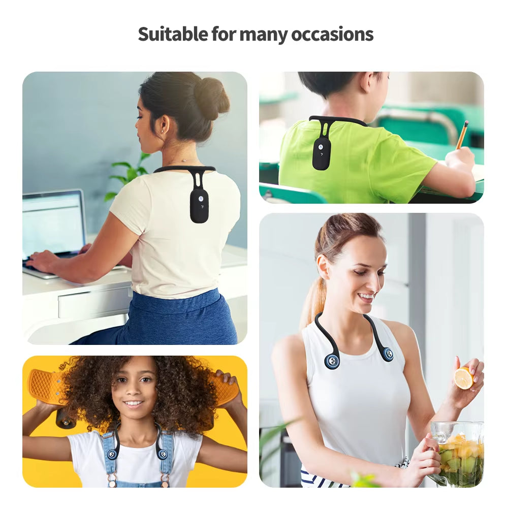 Smart Posture Corrector – Real-Time Vibration Back & Neck Alignment Trainer