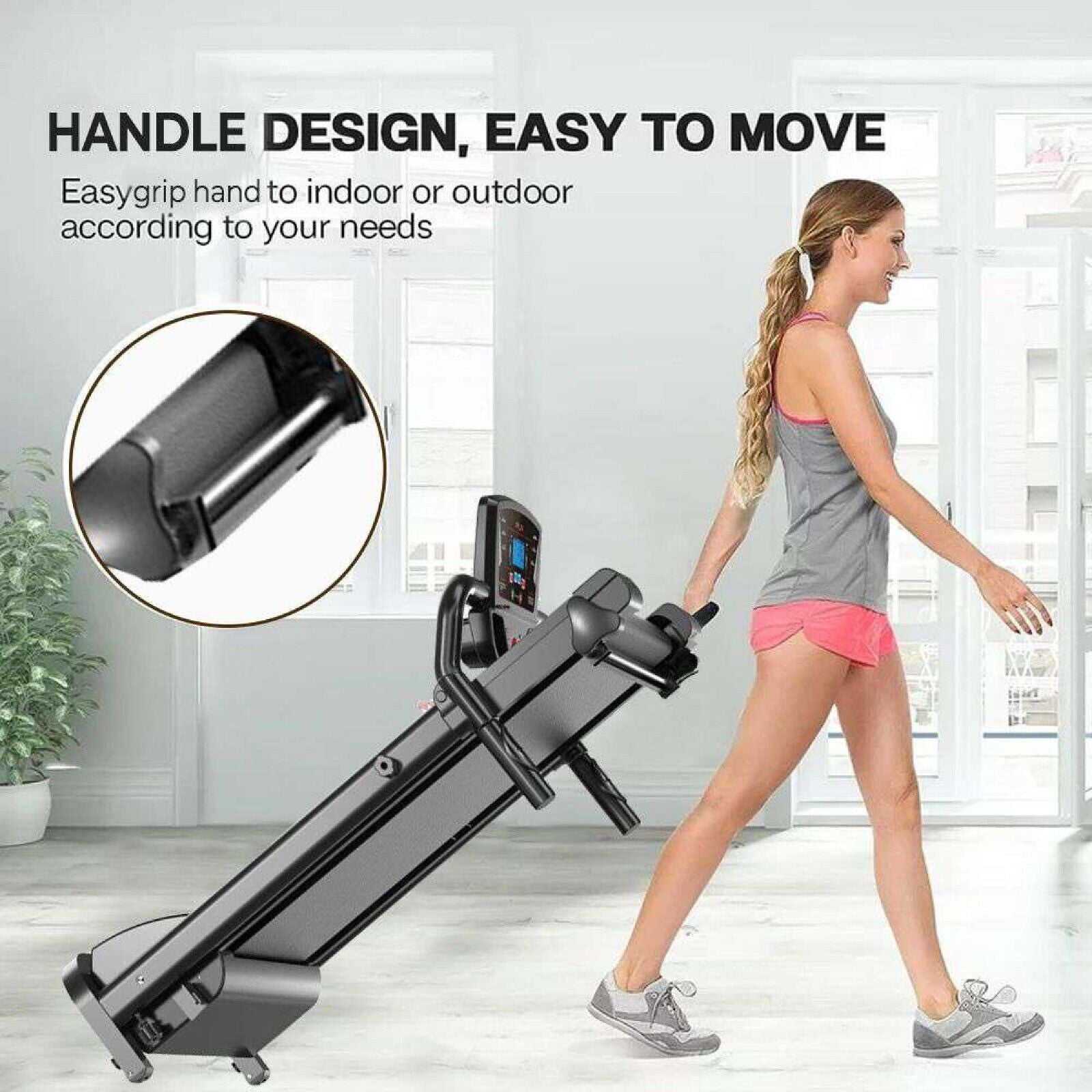 Electric Motorised Treadmill Folding Running Walking Machine Home Gym Workout