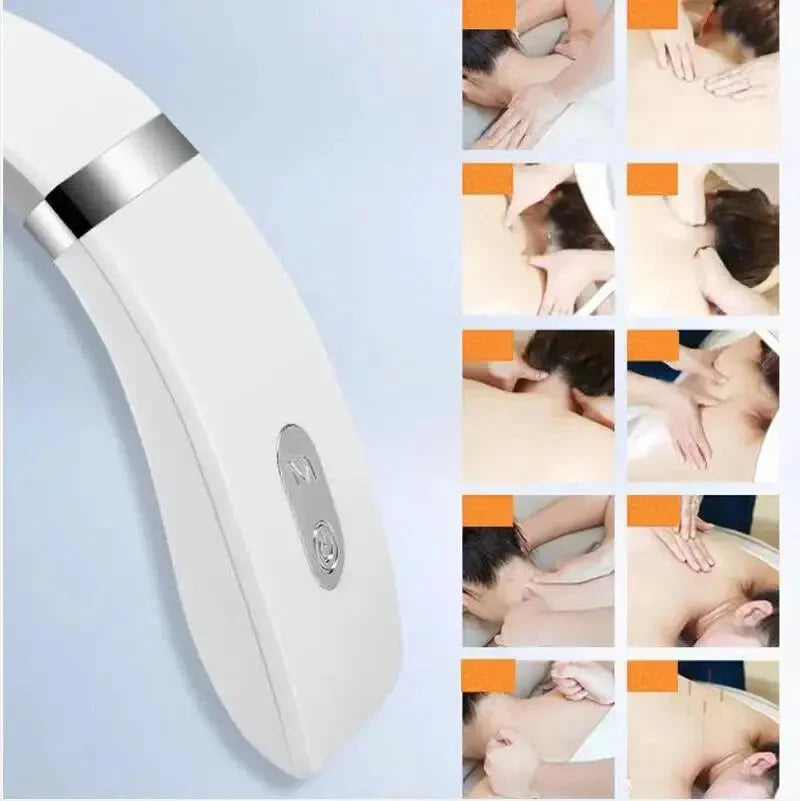 Portable Mini Neck & Shoulder Massager – Warm Relaxation & Deep Comfort
