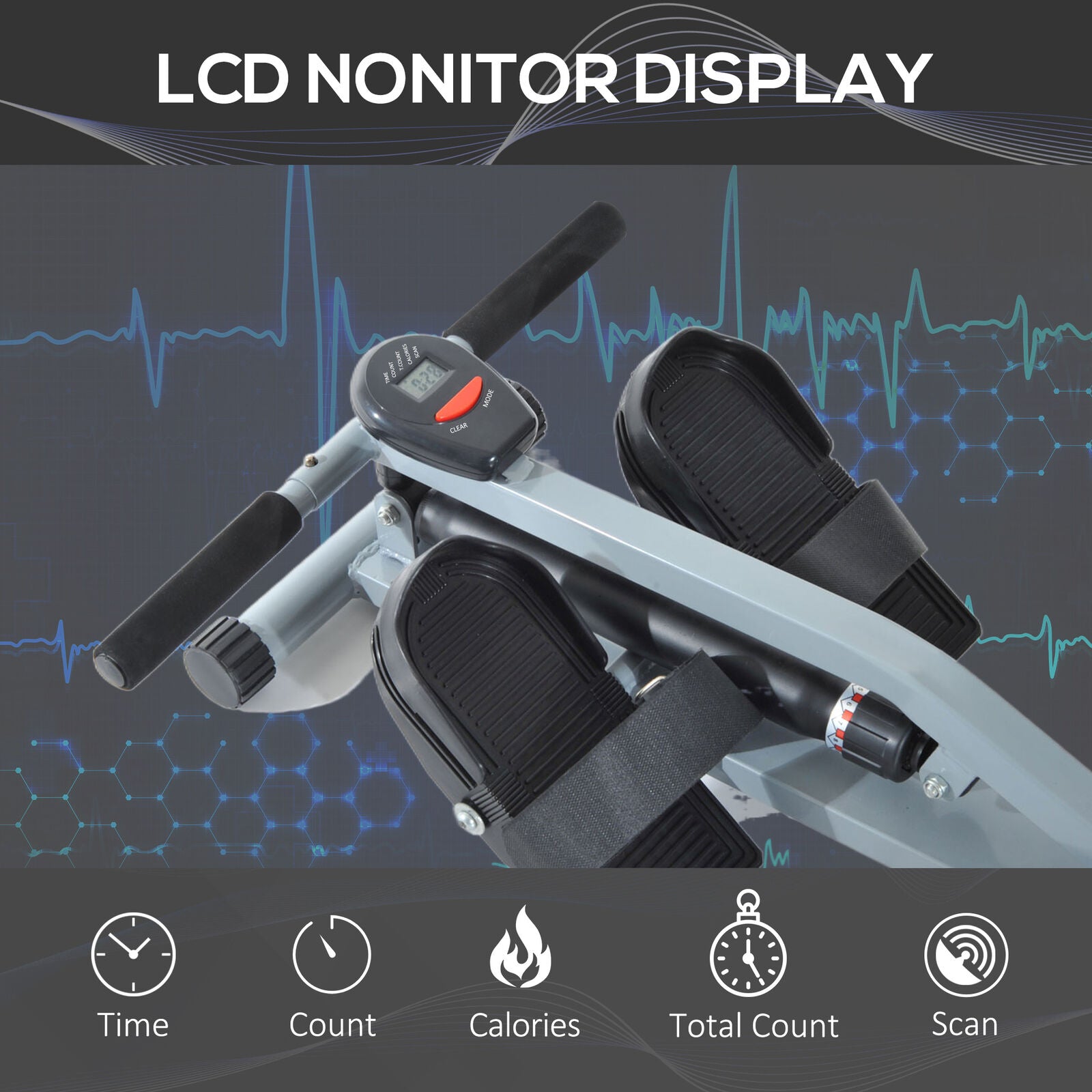 New Rowing Machine for Home Cardio Fitness Workout and Gym Training Fitness