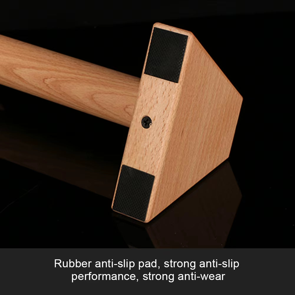 Wooden Push-Up Stand Push-Up Bar Non Slip Push Ups Rack Heavy Duty Push up Grip Handle Push-Up Bracket for Fitness Training