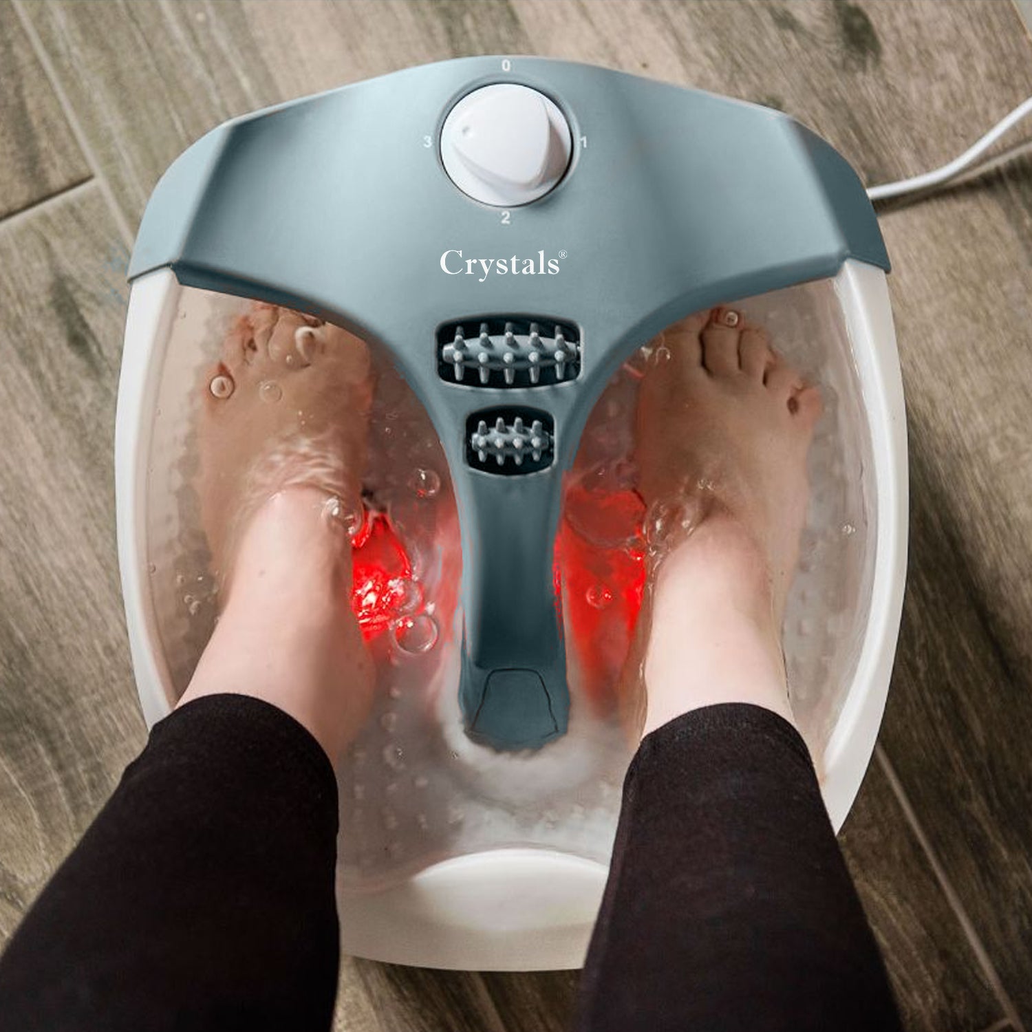 Electric Foot Spa with Heat & Vibration – Infrared Massage & Pedicure Bath