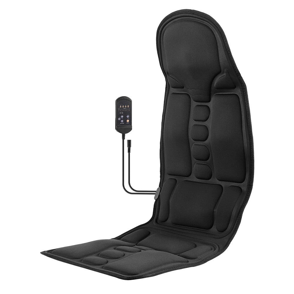 Full Back Massage Cushion with Heat – Car & Home Seat Massager Pad